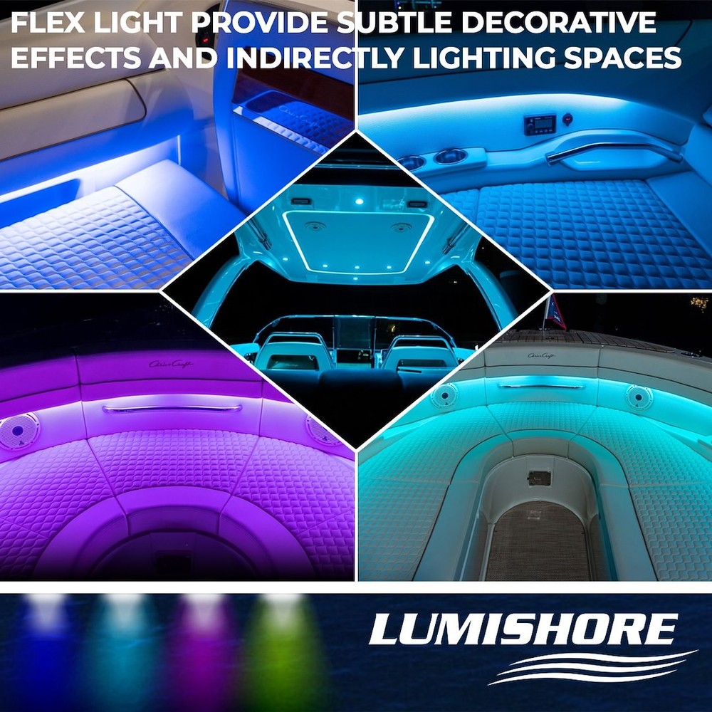Eclipse Neon Flex LightBracket | Stainless Steel| For SL100 Rope Light
