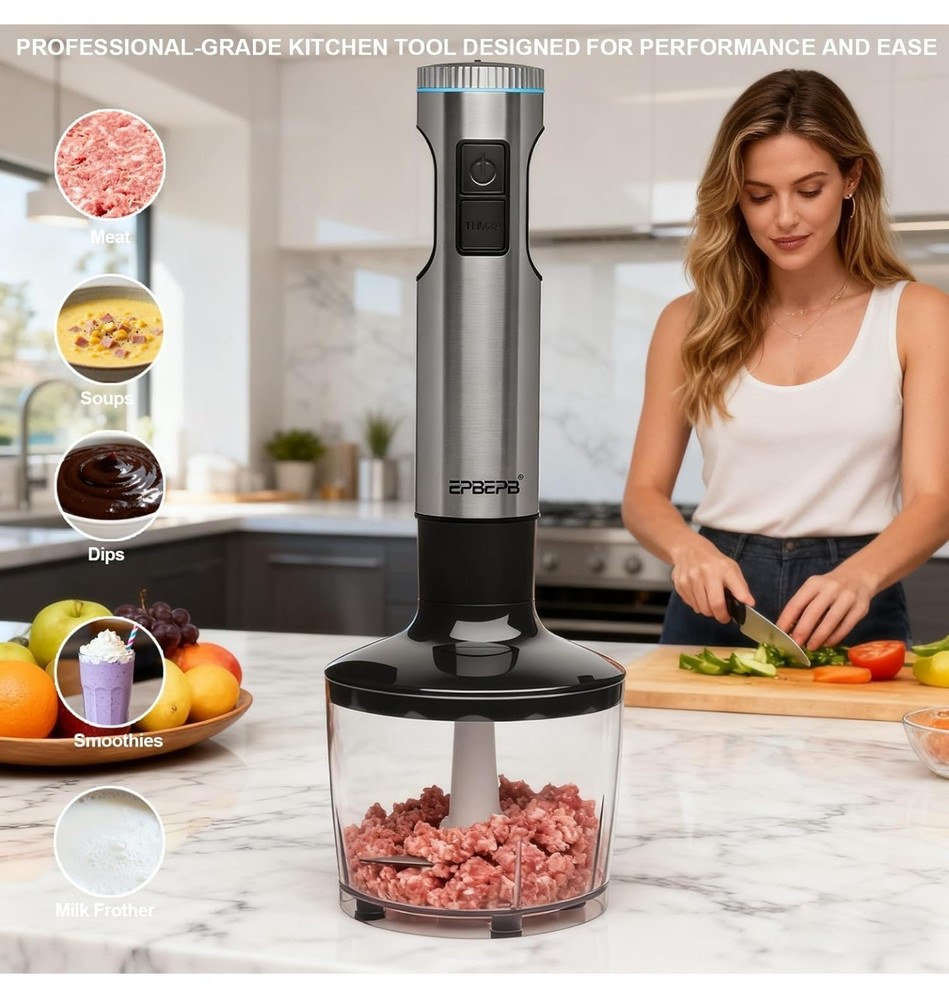 Handheld Immersion Blender Bundle