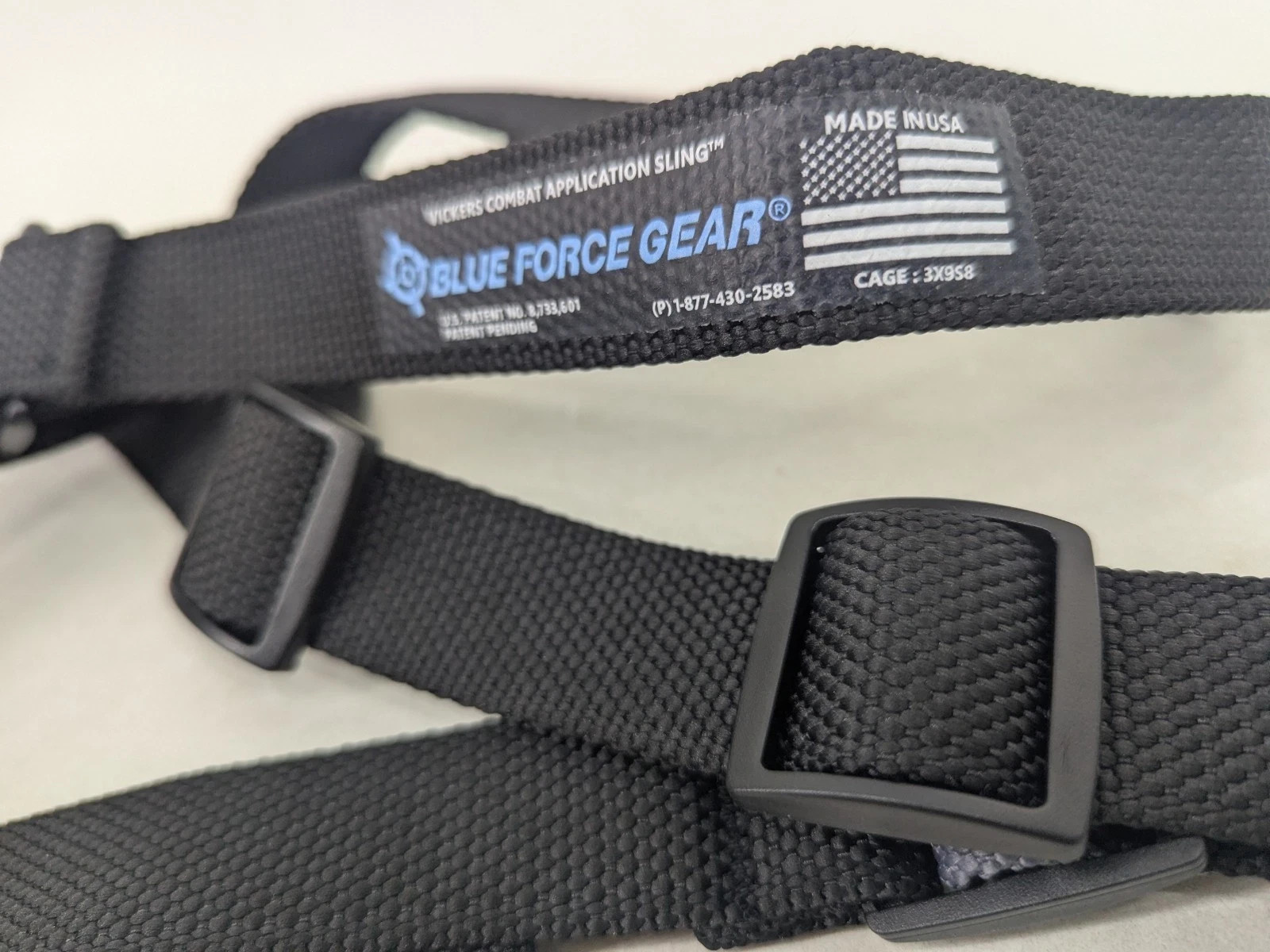 Blue Force Gear Vickers Sling 2-Point Combat Adjustable 54"-64" Tactical Non-pad