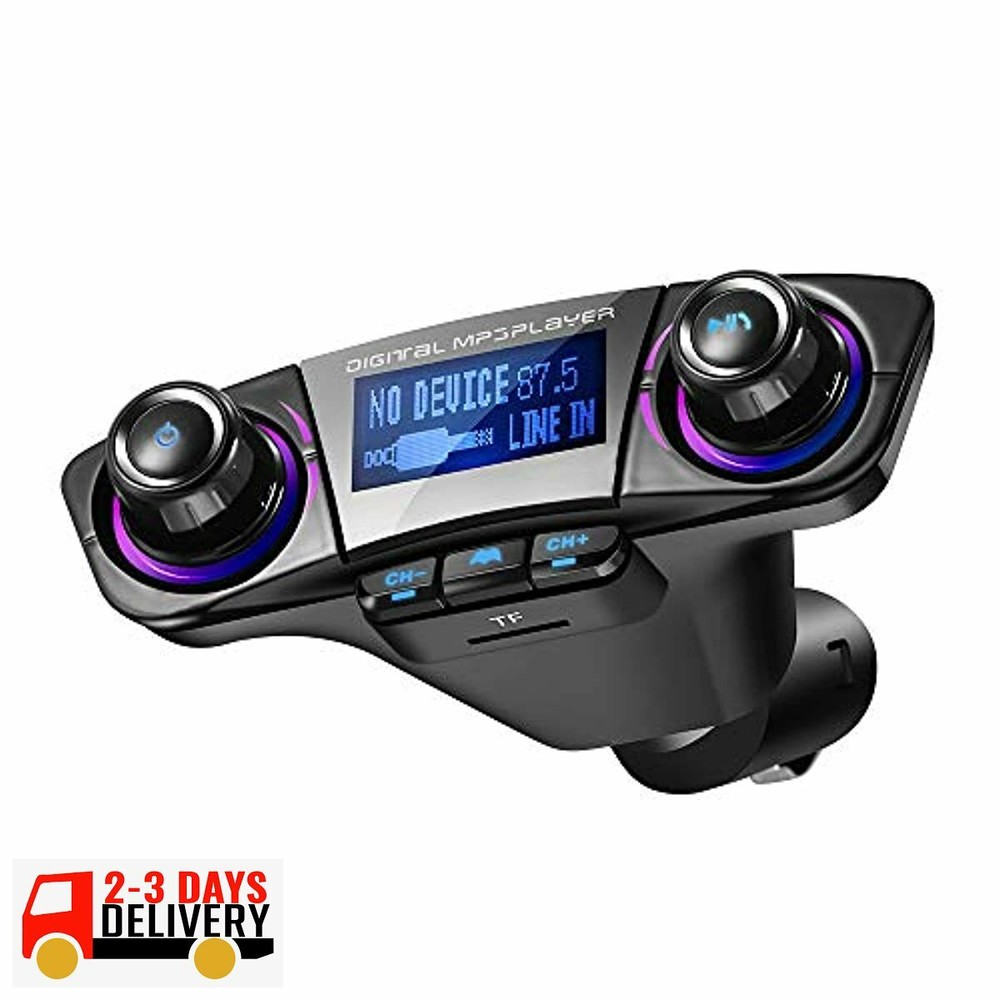 Cargador De Carro Para Celulares Con Blutu Bluetooth Musica Radio FM Llamadas