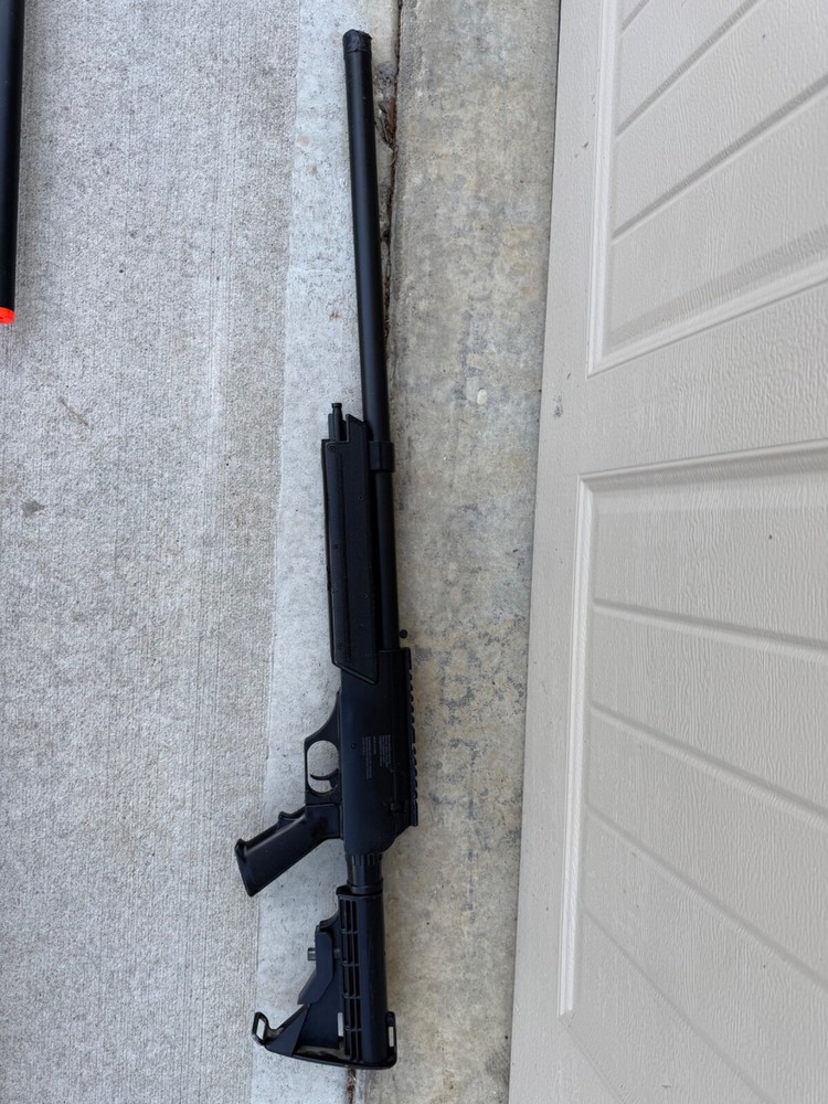 Multiple airsoft guns and airsoft gear
