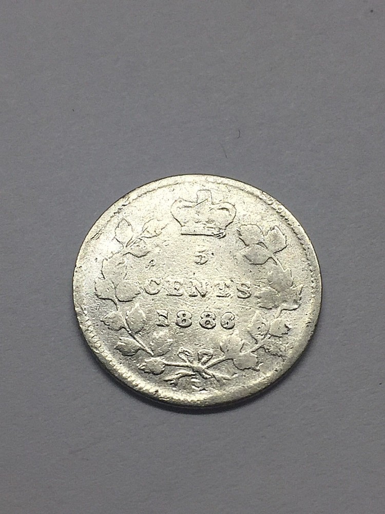 1886 Canada Five Cents Silver #1663