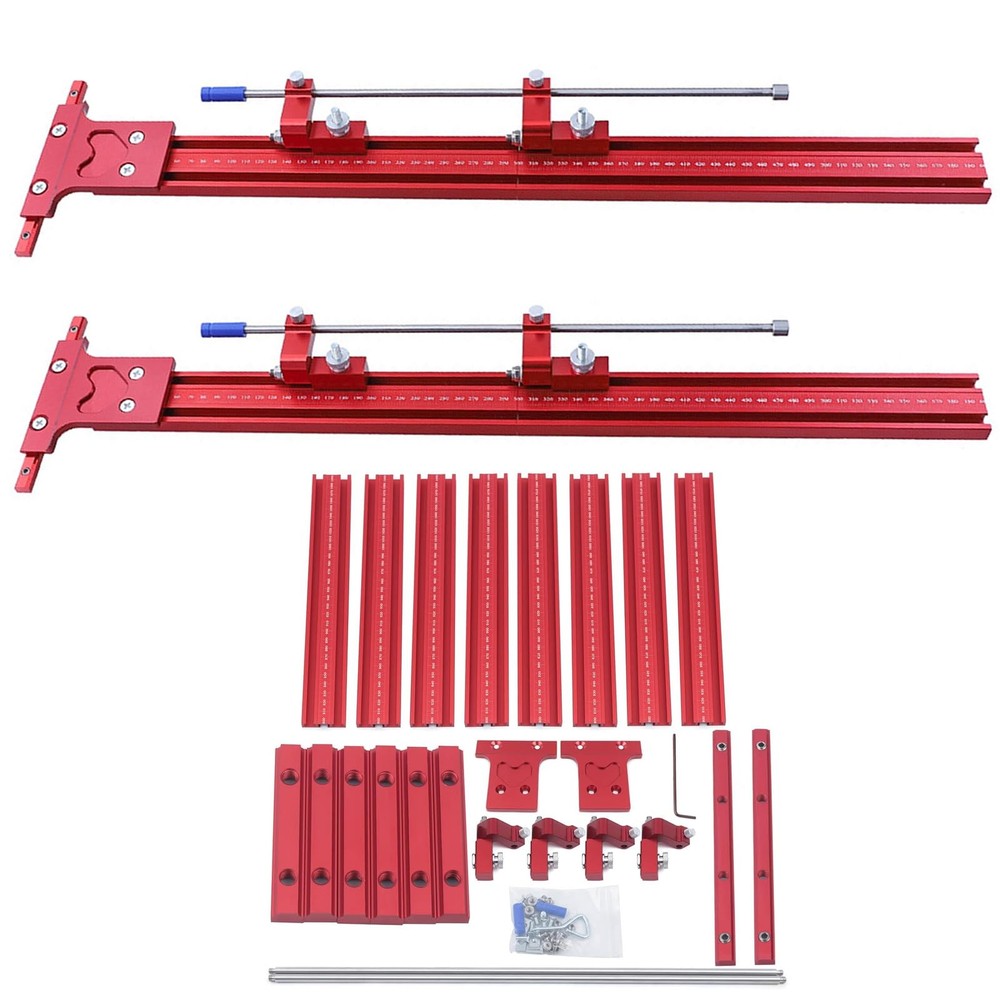 Parallel Rail Guide System Track Saw Woodworking Guide Carpentry Tool Set 120cm