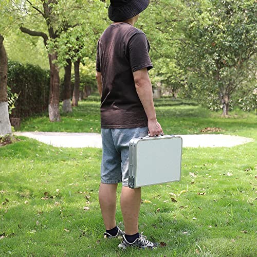 VILLEY Folding Camping Table, 2ft Small Portable Lightweight Assorted Sizes