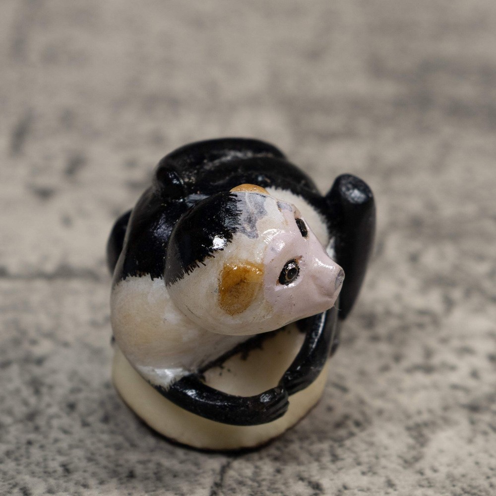 White Face Monkey Tagua Carving