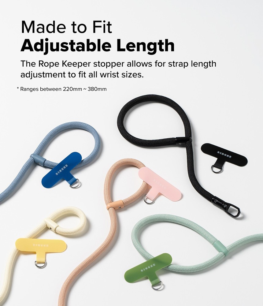 For Universal Phone Strap | Ringke [Holder Link Flow] Durable Strap with Holder