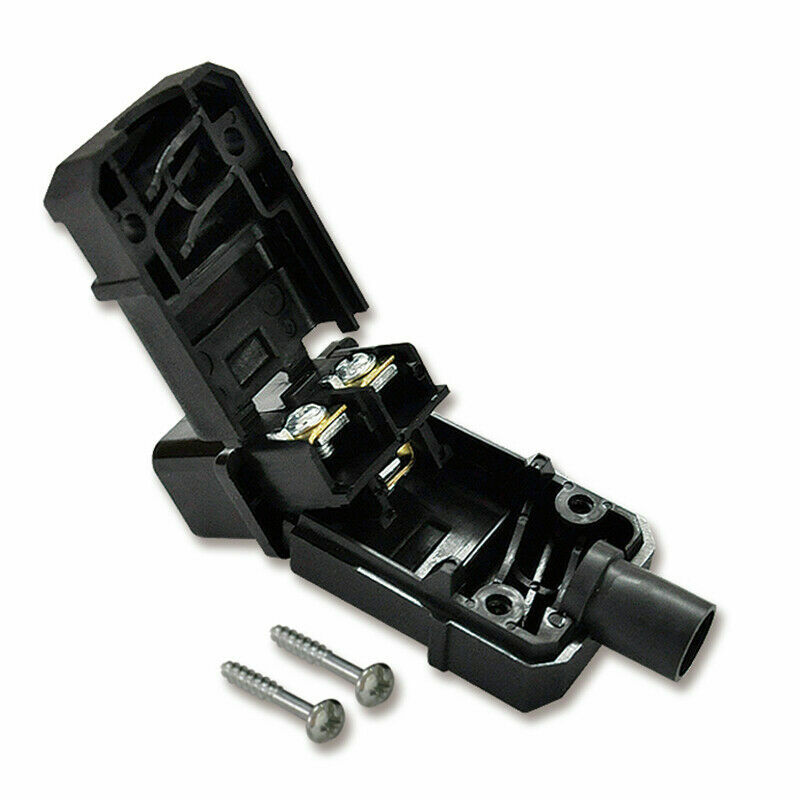 IEC320 C19 Socket C20 Plug Rewireable Power Cable Connector AC 250V 16A Black