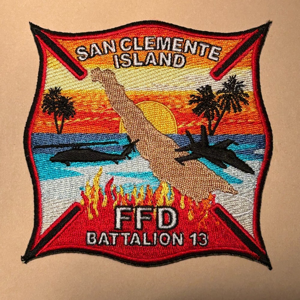 San Clemmente Island FFD Battalion 13 fire patch
