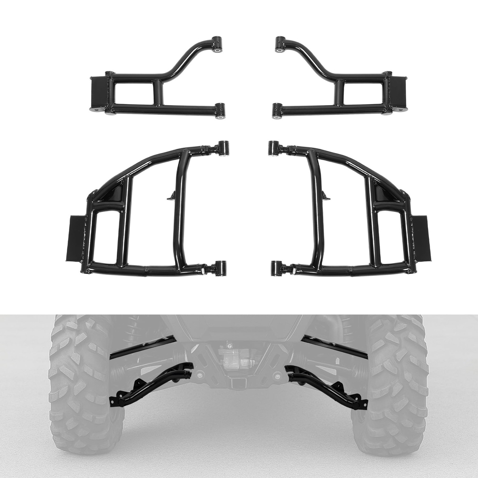 High Clearance 1.5" Forward Offset Rear A Arms