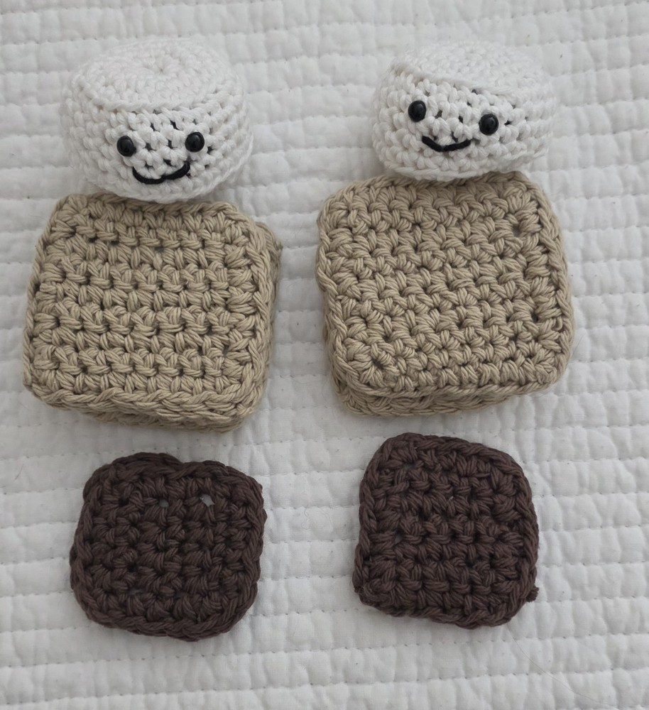 Handmade Crochet Smile Smores