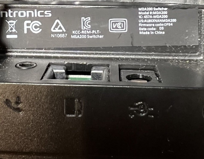Plantronics MDA200 83757-01 Headset USB Switcher