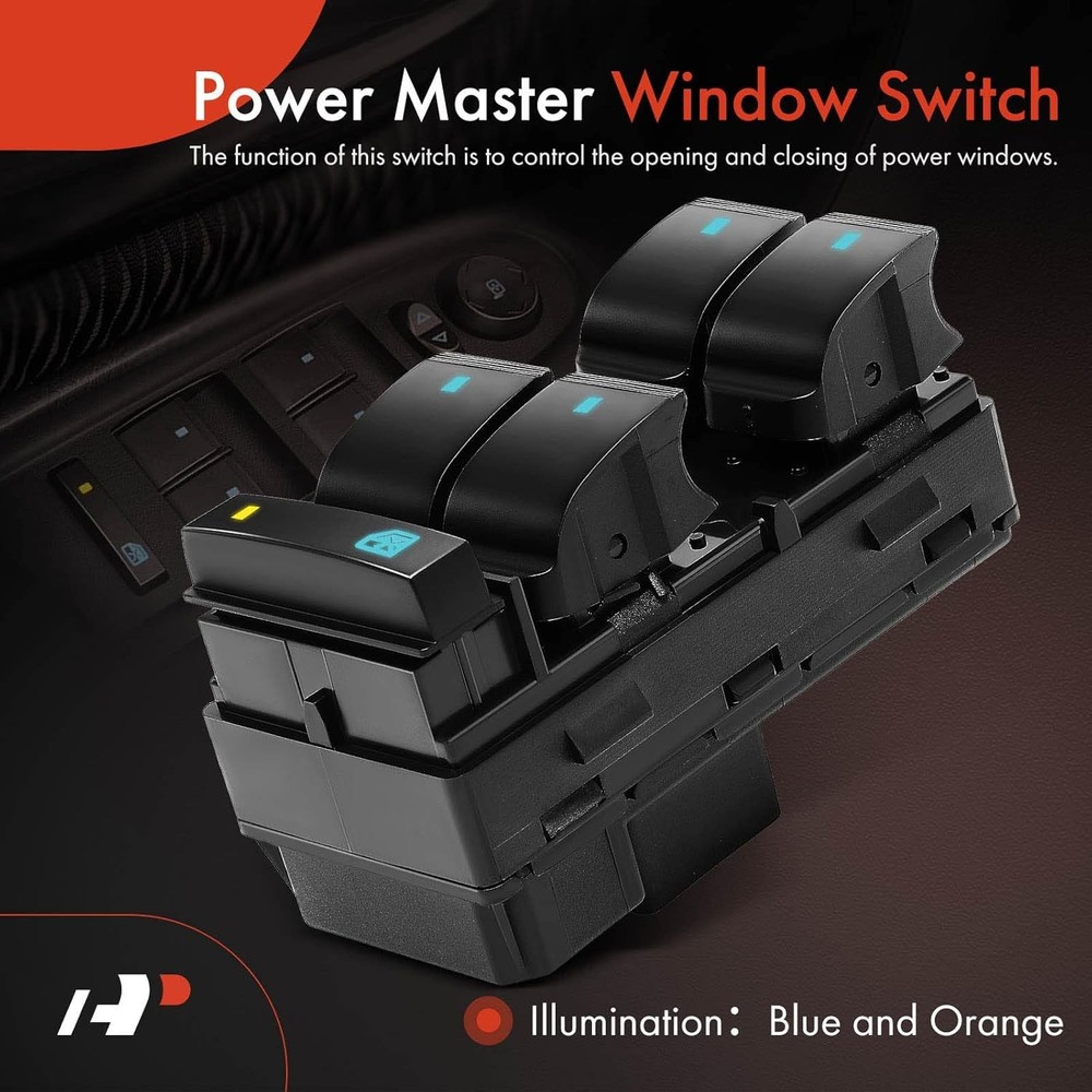 A-Premium Driver Side Power Master Window Switch Compatible with Chevy Traverse