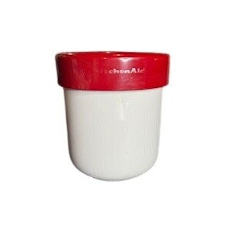 KitchenAid Ice Cream Maker Freezer Bowl Replacement Red White