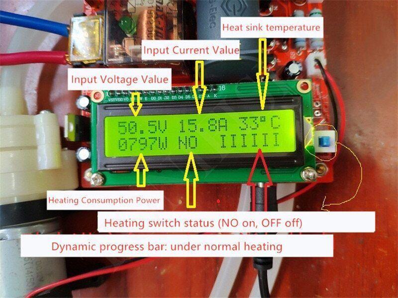 2000W ZVS High Frequency Induction Heater Module Flyback Driver Coil +pump