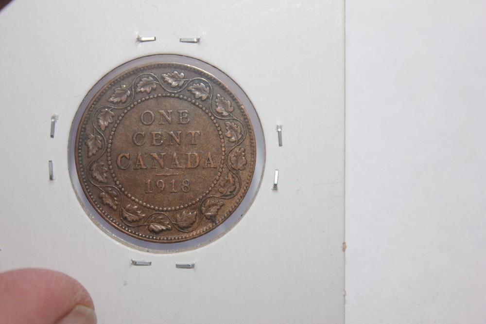 1918 CANADA ONE CENT PIECE