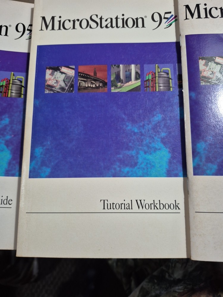 MicroStation 95 1995 PC Bentley Systems Mechanical Engineering Software Books No