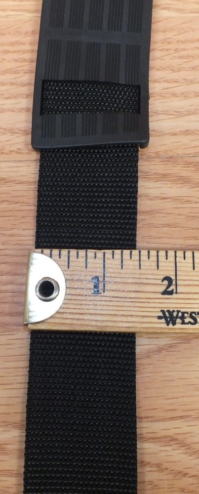 Unbranded Solid Black Nylon Camera Bag / Luggage Strap Only w/ Shoulder Support