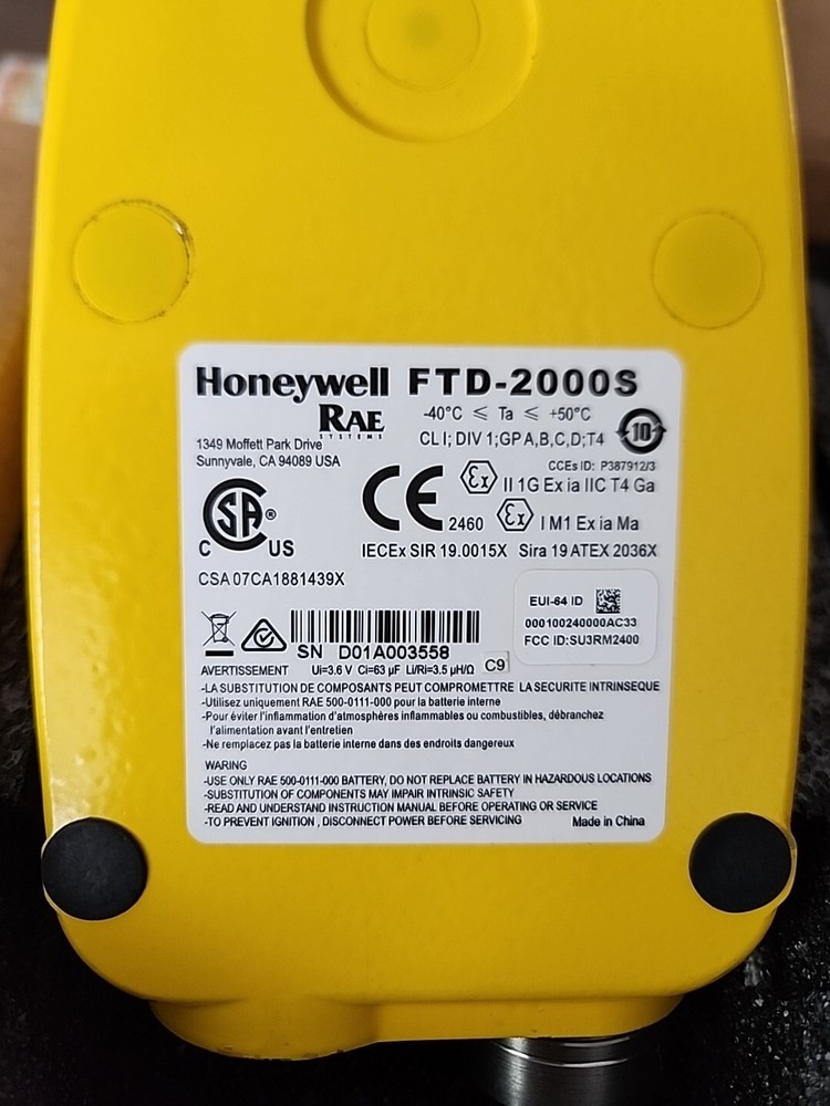 New RAE Systems FMC-2000 Detector