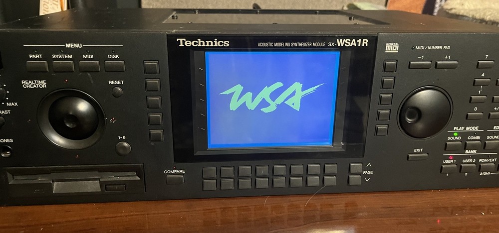 Technics SR-WSA1R Acoustic Modeling Synthesizer Rack VINTAGE SYNTH