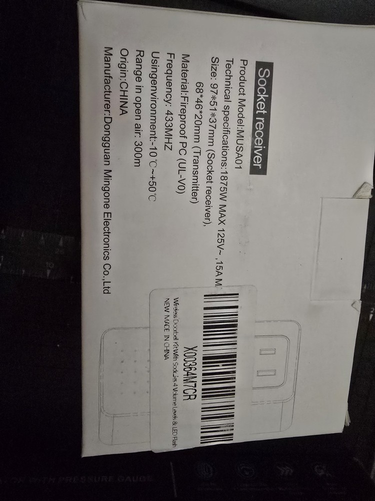 Wireless doorbell kit