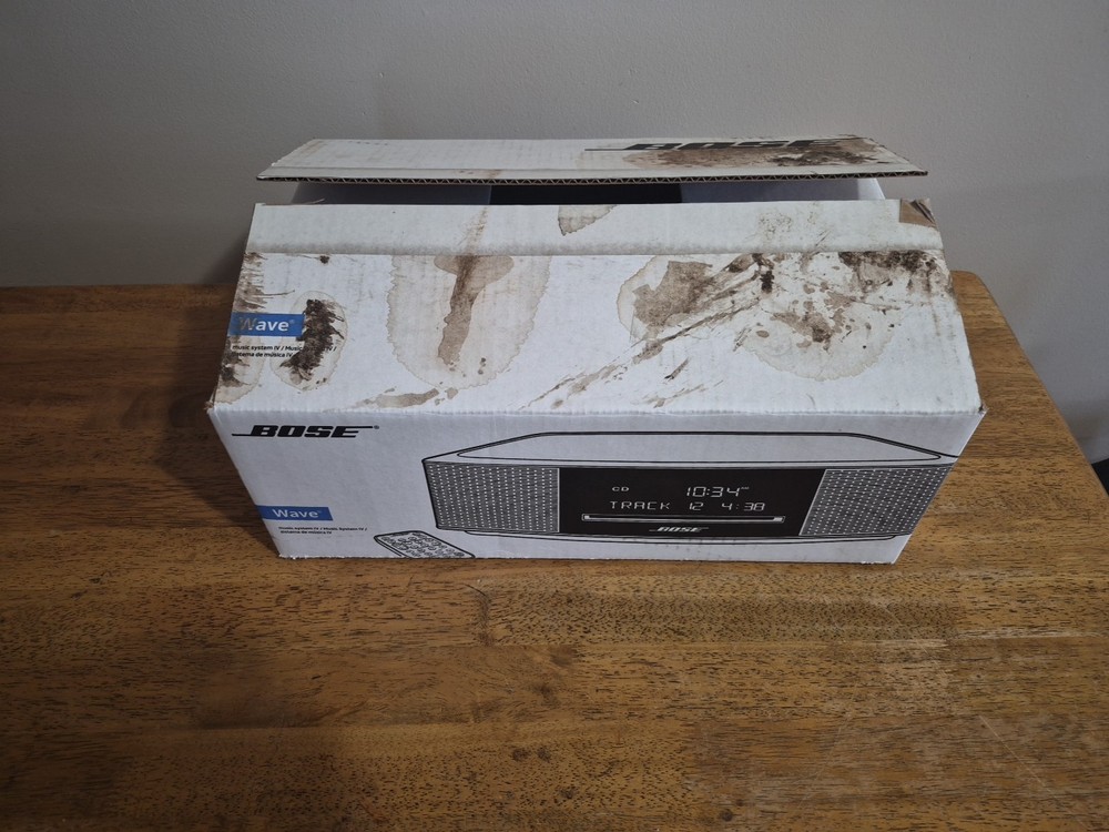 Bose Wave Music System IV Shelf Stereo System Platinum Silver