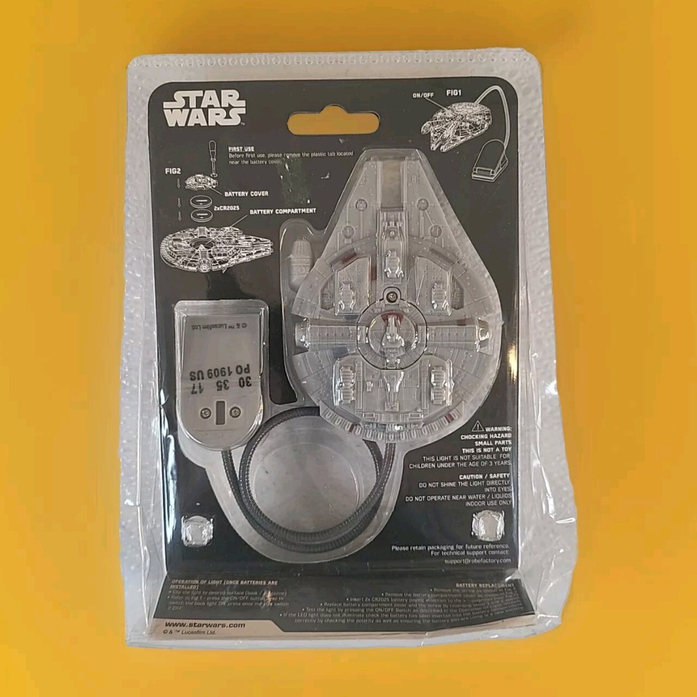 Star Wars Millennium Falcon Book Reading Light P24