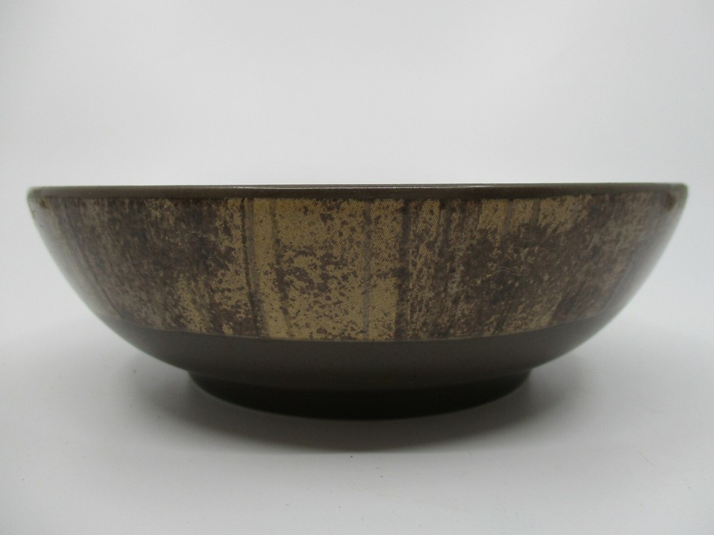 NORITAKE ELEMENTS - CEDAR - BROWN - SOUP BOWL  7 x 2 1/4"  0309F