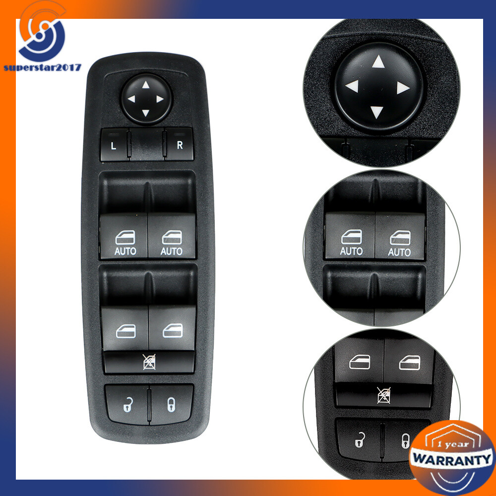 Left Window Control Switch Driver Side Power For 2011-2016 2017 Dodge 4-Door