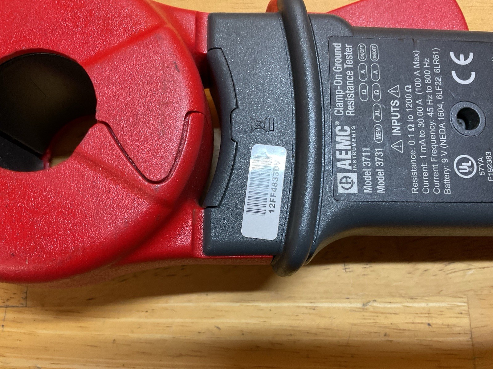 AEMC 3731 Clamp-On Ground Resistance Tester