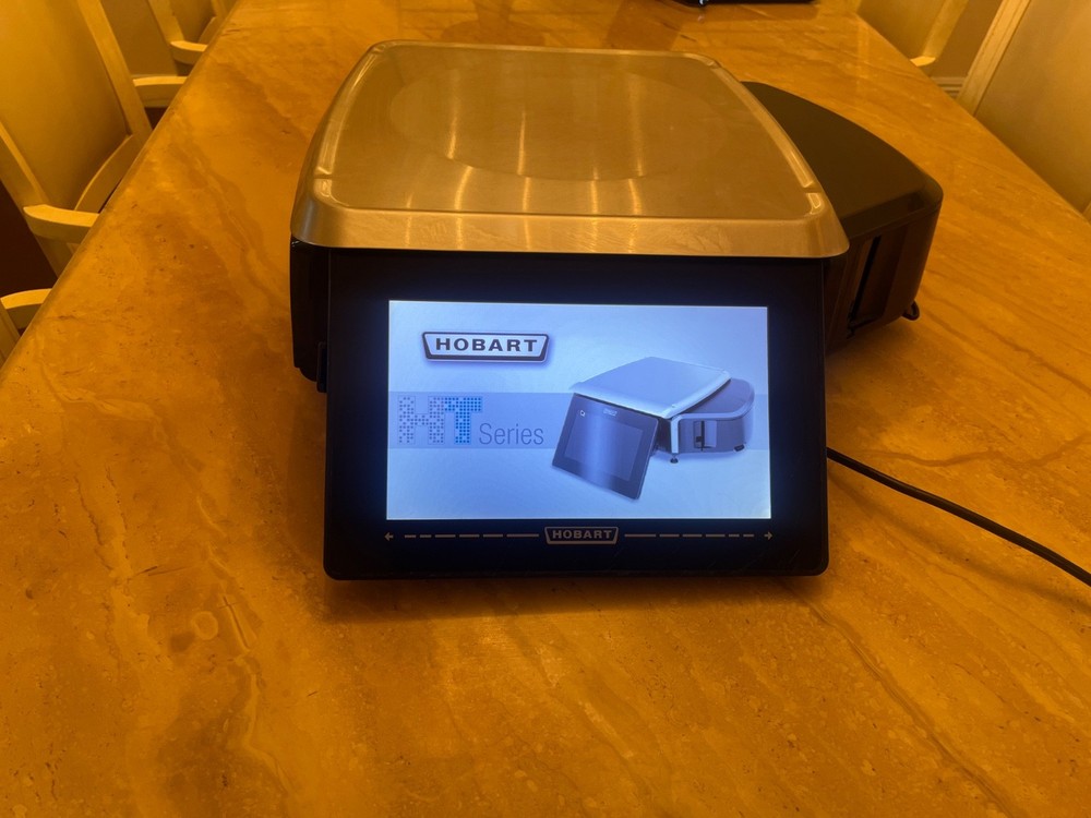 Hobart HTi Scale With Printer, Used Operator Screen & No Customer Display