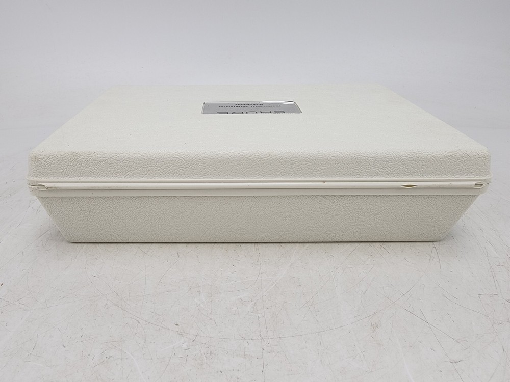 Vintage Shure Microphone Hard Plastic Protective Case White #4