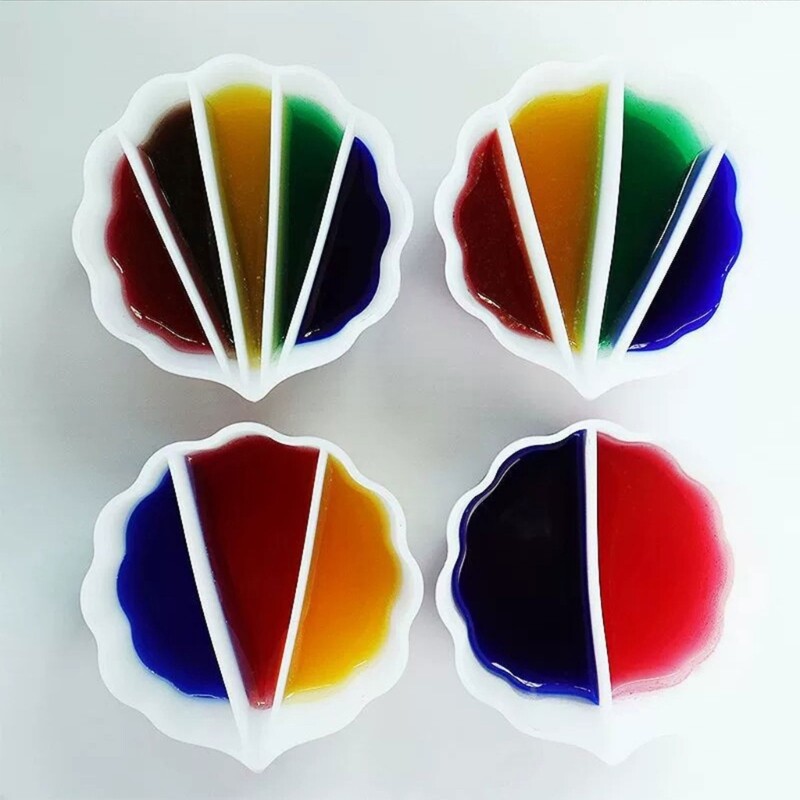 Versatile Color Mixing Cup Set Split Cup Fluid Art Split Cup for Paint Pouring