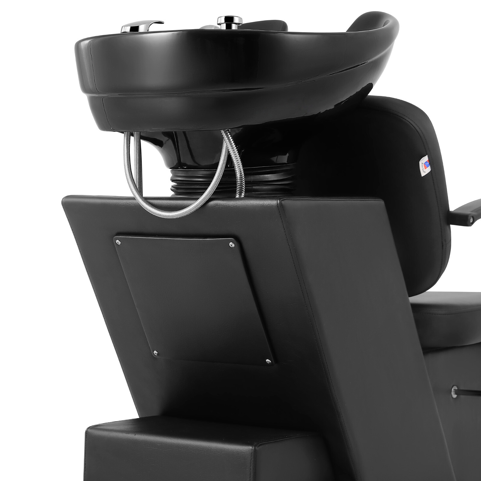 Barber Backwash Shampoo Chair Ceramic Bowl Sink Salon Beauty Spa Stylist Station