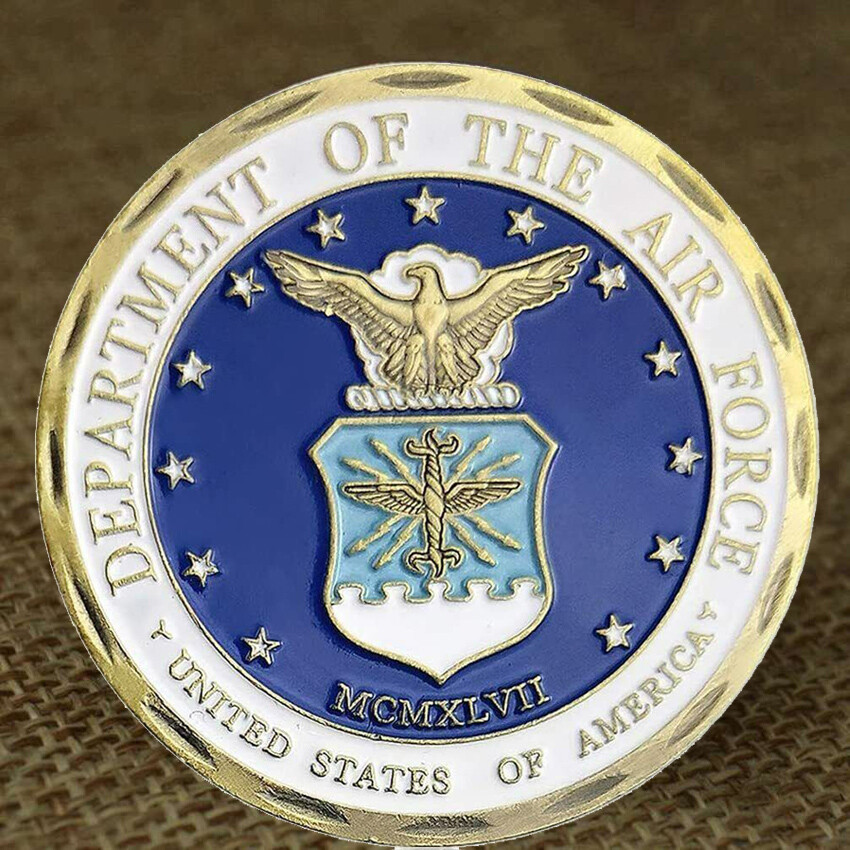 Collection Keepsake U.S.AF Core Values Air Force Military Challenge Coin