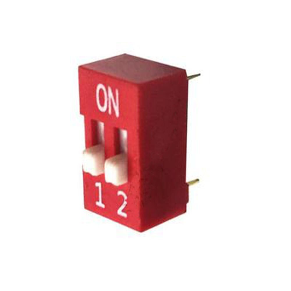 10PCS Slide Type Switch Module 2.54mm 2 Position bit Way DIP Red Pitch