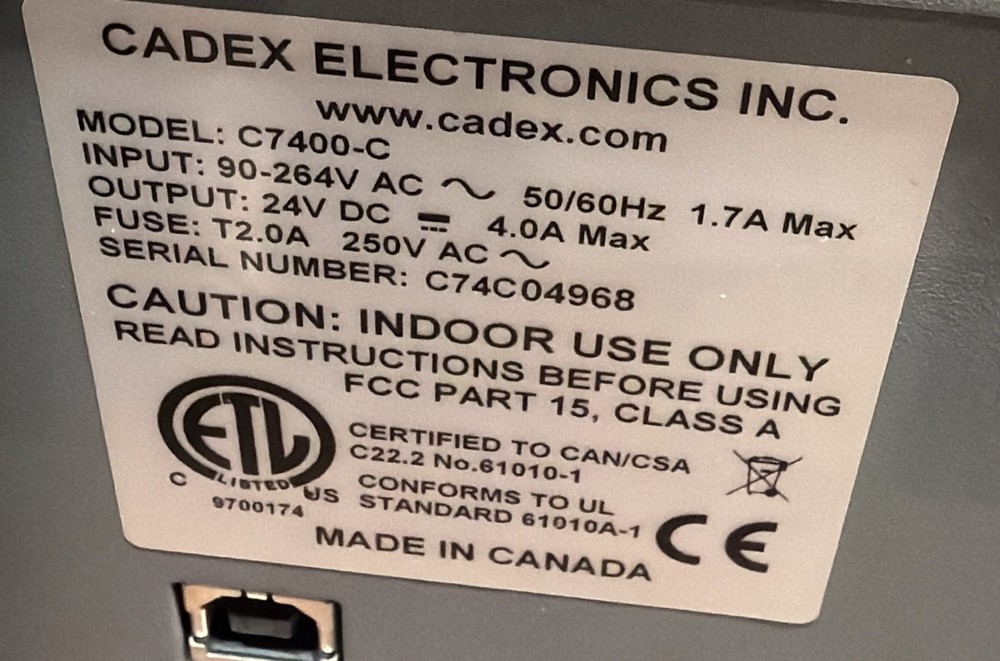Cadex C7400 C-Series Battery Analyzer