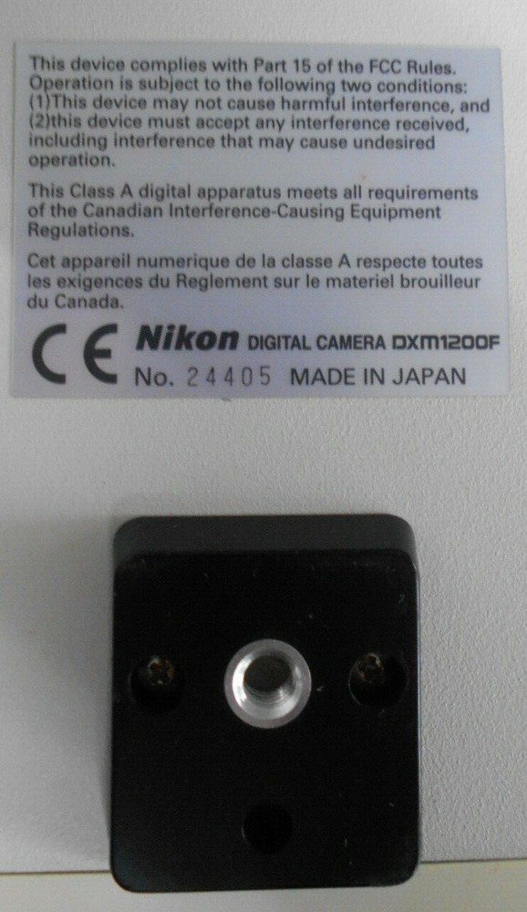 NIKON DXM1200F DIGITAL CAMERA FOR MICROSCOPE