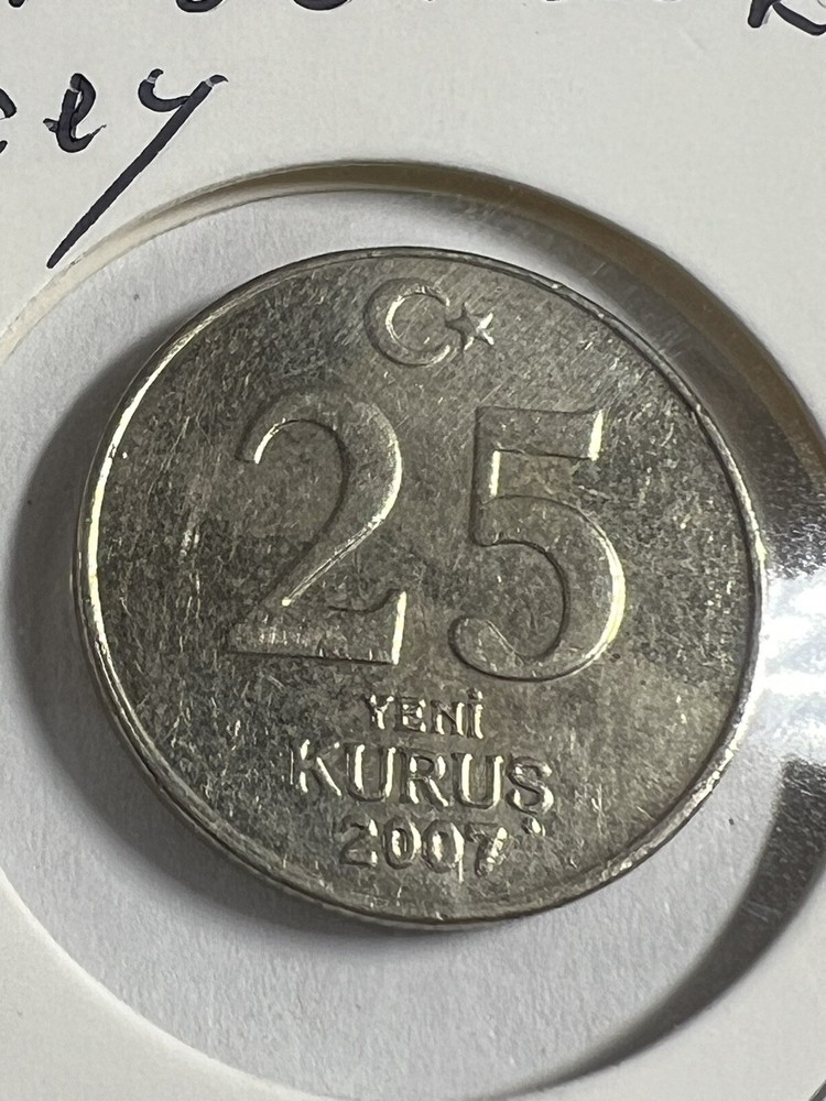 2007 25 new kurus Turkey VF