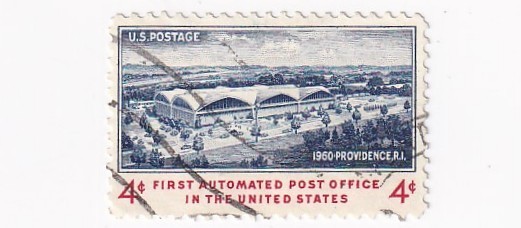 STAMP SCOTT 1164 "First Automated Post Office" 4 CENT 1960 USED - G