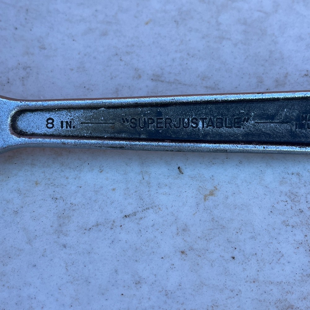 Williams Superjustable AP8 Adjustable Wrench 8" USA