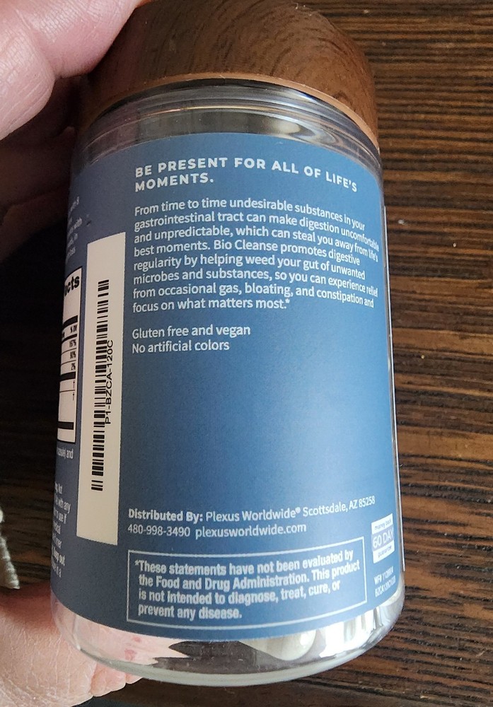 Plexus Bio Cleanse Digestive Support (2)-120 Caps- Exp 7/26