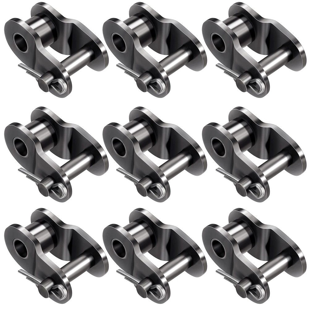 OIIKI 9PCS Roller Chain Offset Link #420 Half Link Crank Link