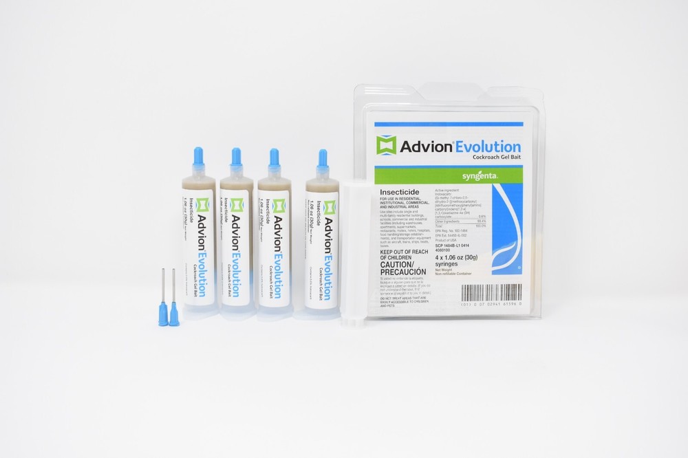 Advion Evolution Cockroach Gel Non-Staining Formula 4 Pack by Syngenta