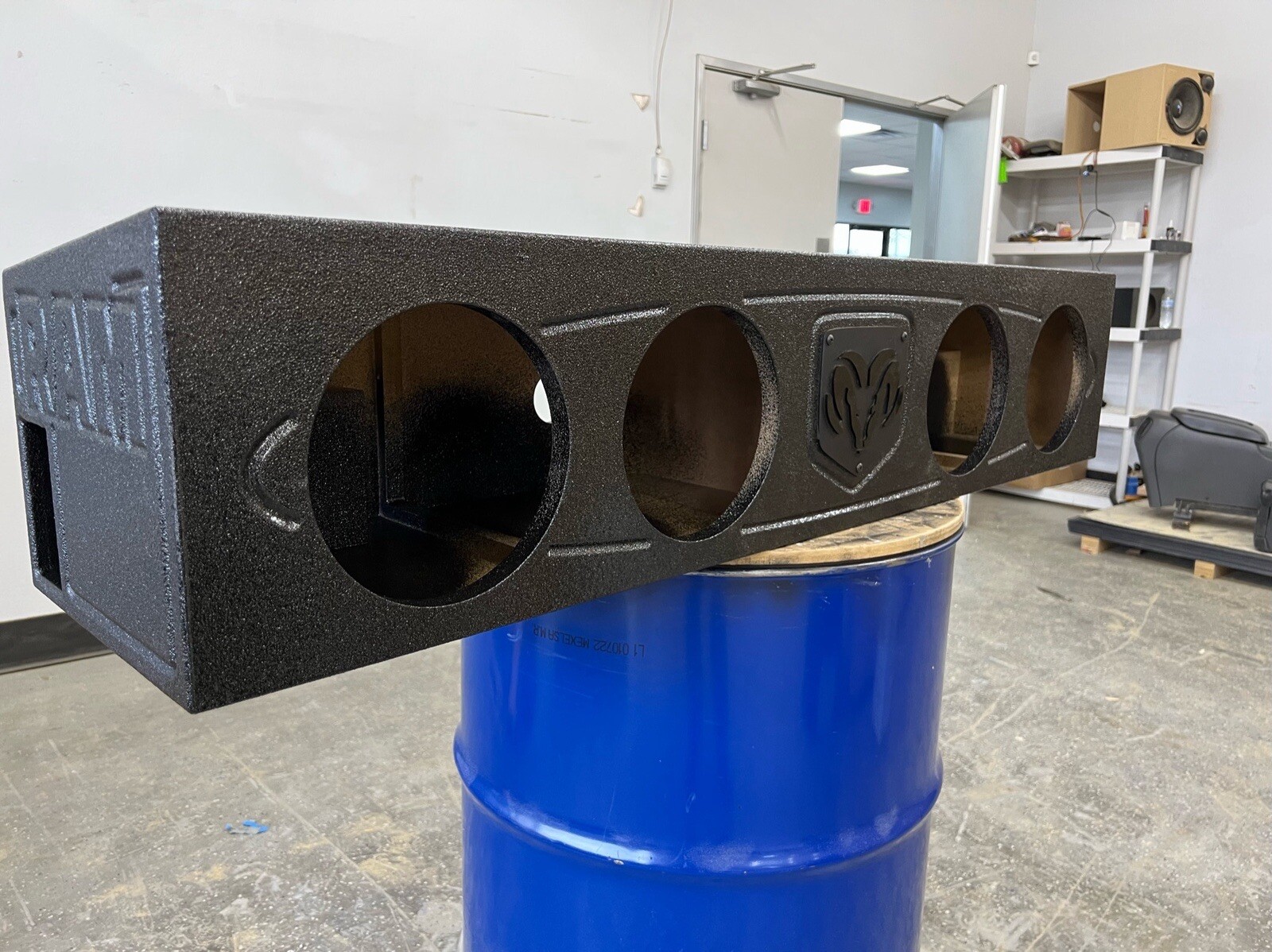 2019-2022 Dodge Ram 1500 Crew Cab Sub Box 4x8” Subwoofer Enclosure Ported