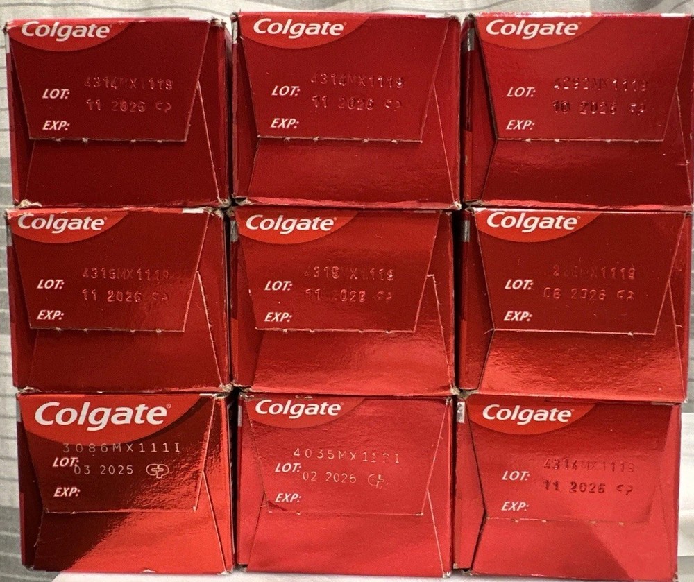 9 Pack: Colgate Optic White Stain Fighter Toothpaste Clean Mint Paste, 4.2 oz