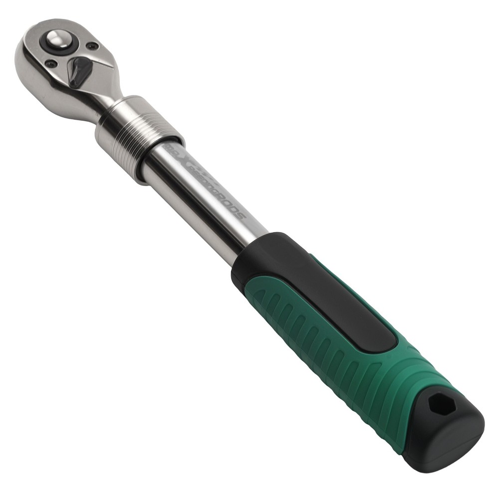 3/8" Drive Extendable 72 Tooth Ratchet Quick Release 252-351mm Handle