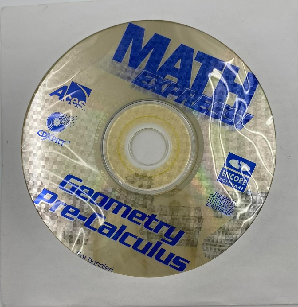 Math Express CD Bundle Algebra 2 Trigonometry Geometry Pre-Calculus PC