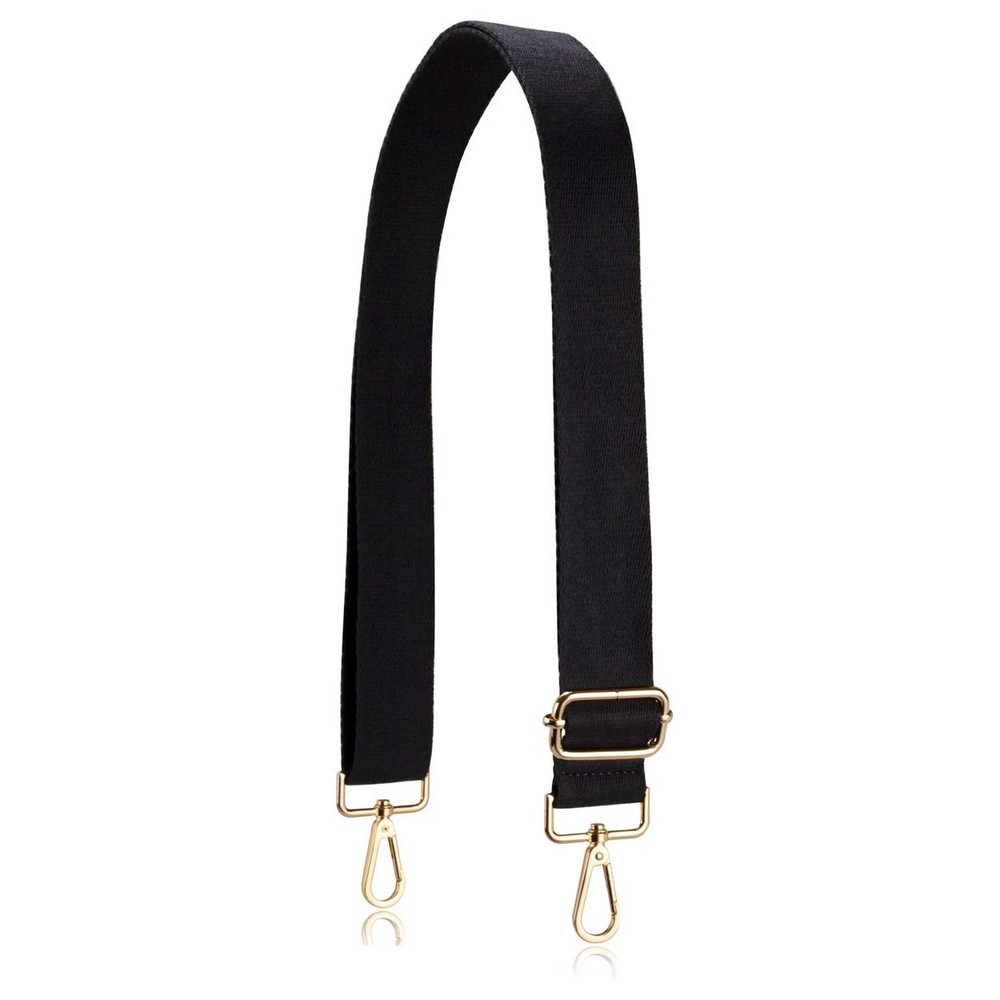 Allzedream Crossbody Bag Strap Soft Adjustable Replacement Purse Straps Black