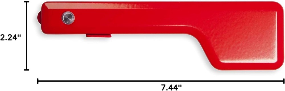 Galvanized Steel Red Mailbox Flag Replacement Kit - Weather Resistant Accessory