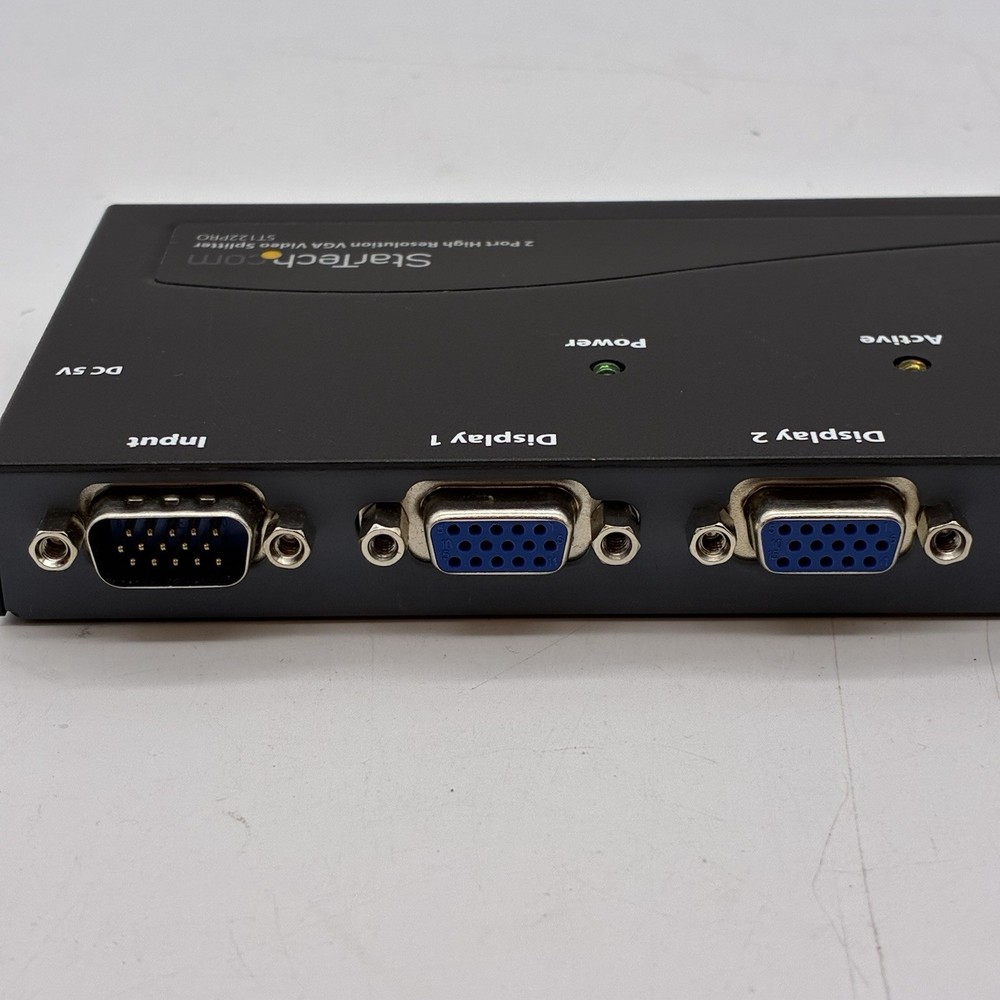 StarTech.com ST122PRO - 2 Port High Resolution VGA Video Splitter - (AL5:3)
